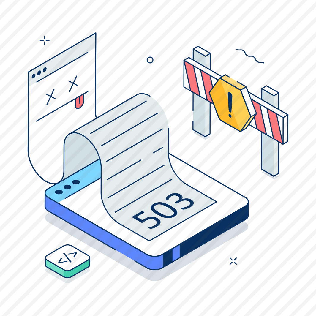 Service, Unavailable, Website, Internet, Webpage preview