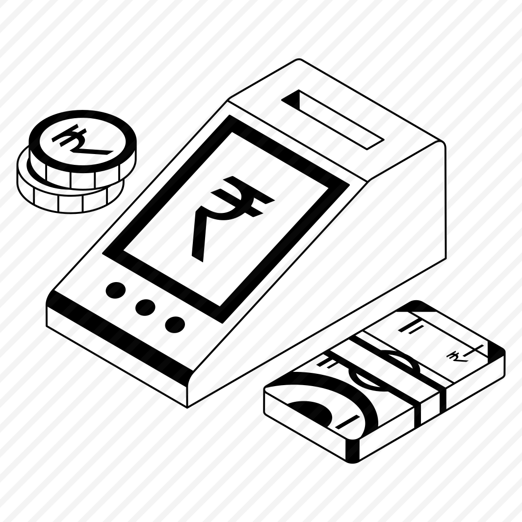 Billing, Machine, Terminal, Coins, Banknote preview