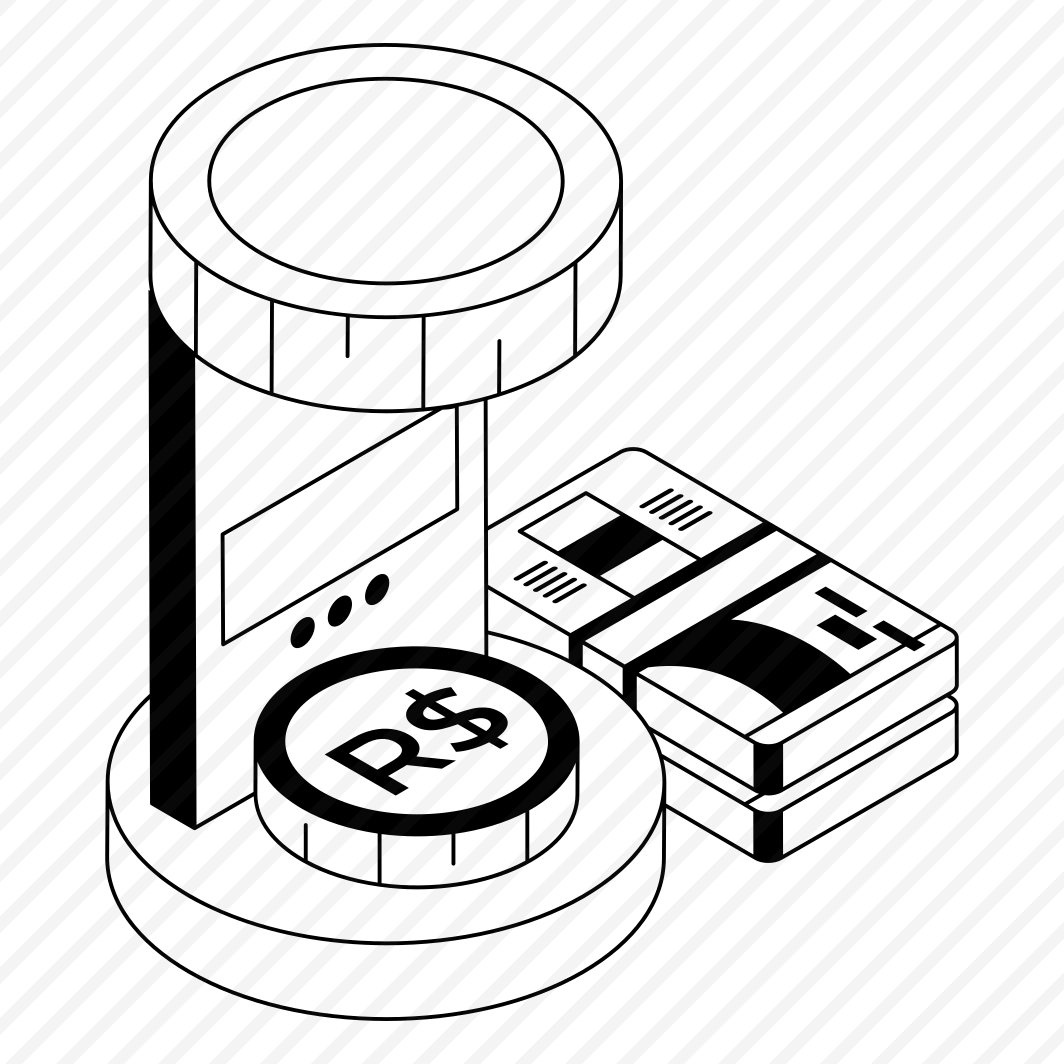 Brazilian, Riyal, Machine, Banknote, Coin preview