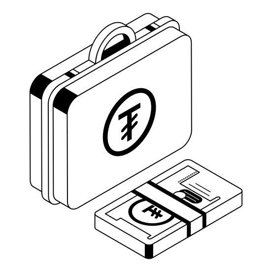 Briefcase, Bag, Banknote, Payment, Investment illustration
