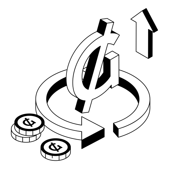 Money, Currency, Cashback, Return, Back illustration