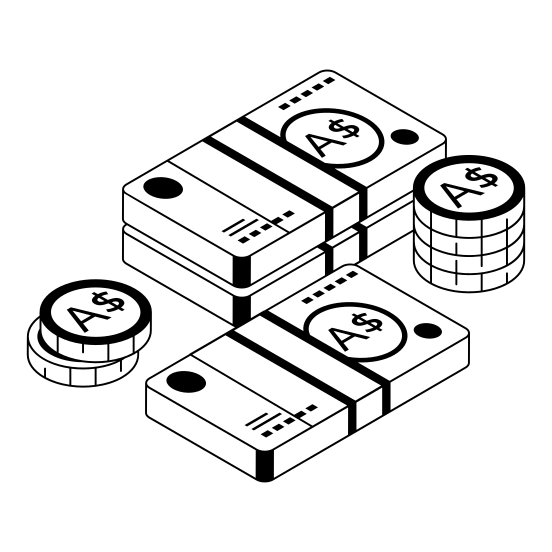 Money, Currency, Dollar, Banknote, Australian illustration