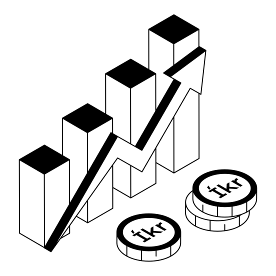 Money, Profit, Revenue, Investment, Chart illustration