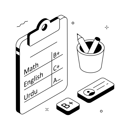 Academic, Grading, Student, Report, Education illustration