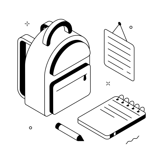 Classwork, Study, Learning, School, Education illustration