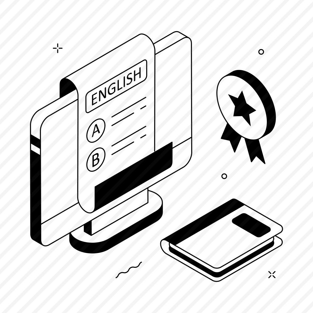 English, Test, Online, Elearning, Assessment preview