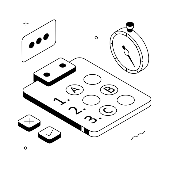 Examination, Time, Test, Education, School illustration