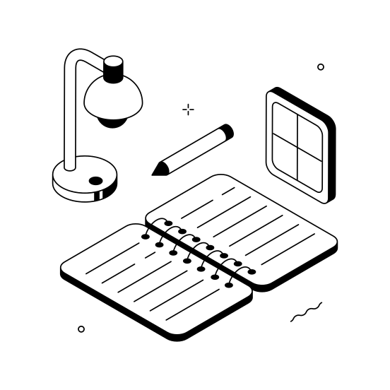 Homework, School, Education, Learning, Academic illustration