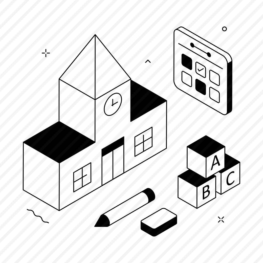 School, Building, Kindergarten, Preschool, Schedule preview