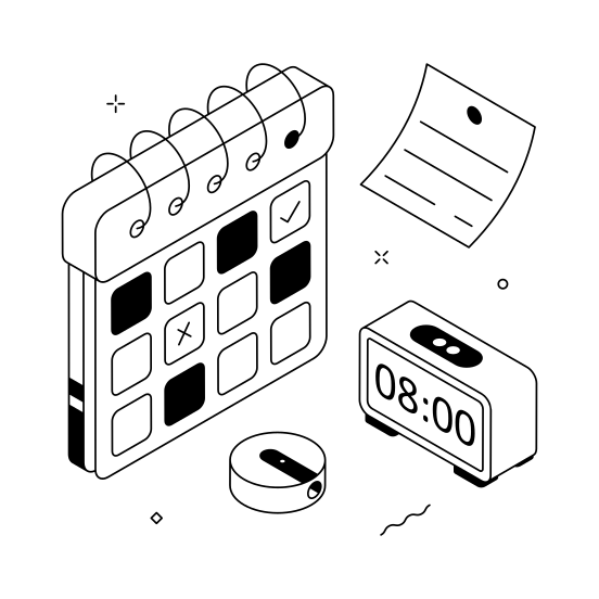 School, Education, Timetable, Calendar, Education illustration