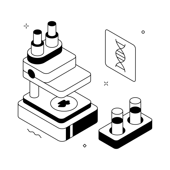 Science, Lab, Laboratory, Biology, Chemistry illustration