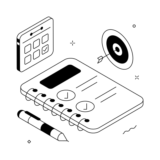 Student, Daily Task, Planner, To Do, List illustration