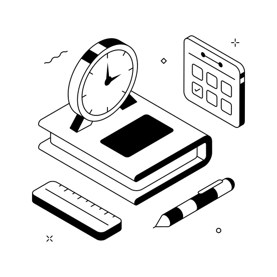 Study, Schedule, Time, Management, Learning illustration