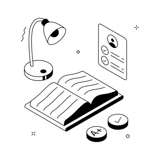 Study, Supplies, Tool, Book, Notebook illustration