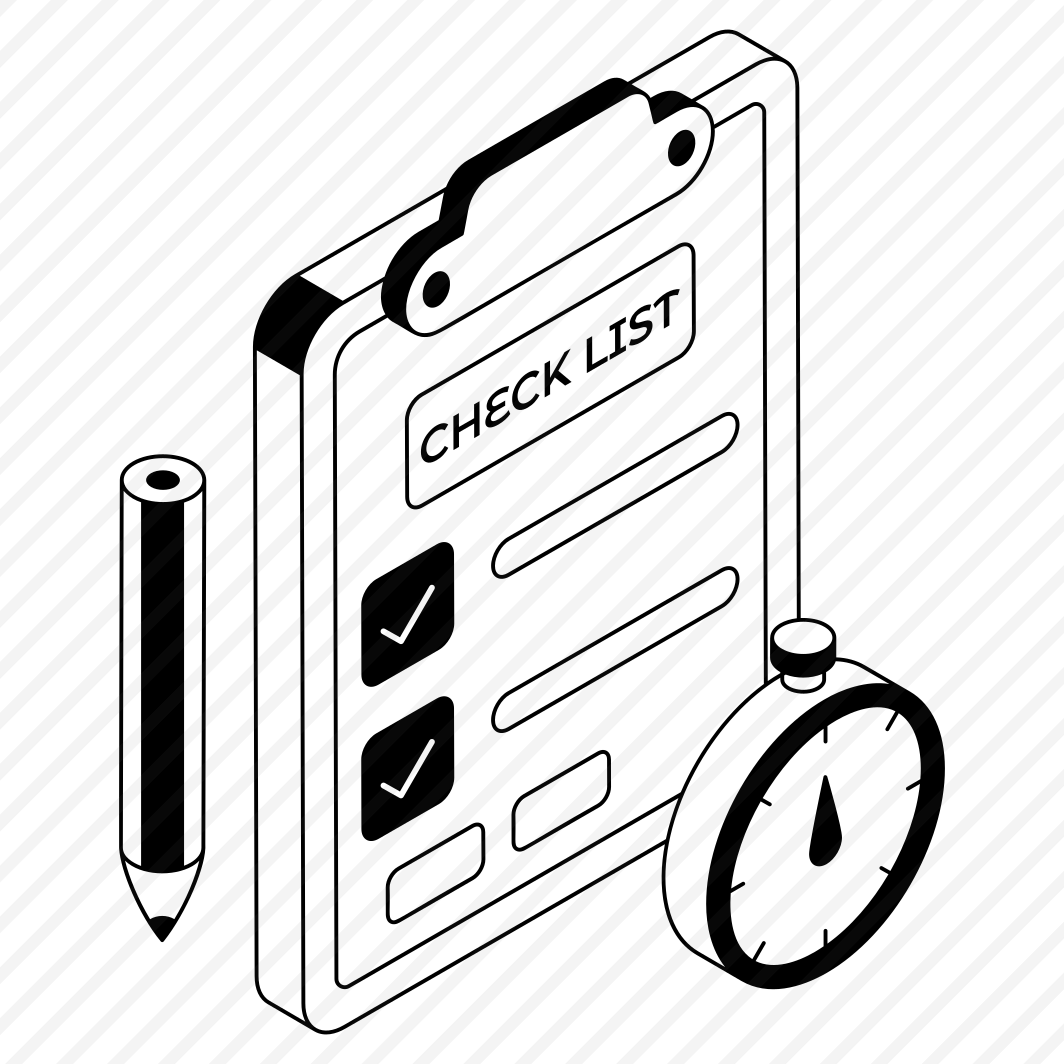 Checklist, Deadline, Time, Limit, List preview