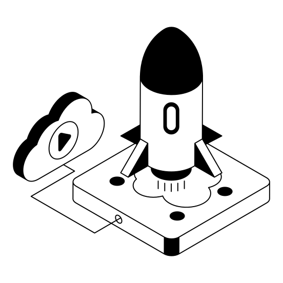 Cloud, Storage, Hosting, Computing, Technology illustration