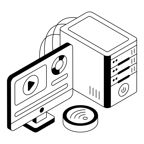 Content, Internet, Online, Digital, Device illustration