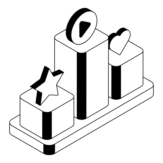 Feedback, Rankings, Ratings, Reviews, Podium illustration