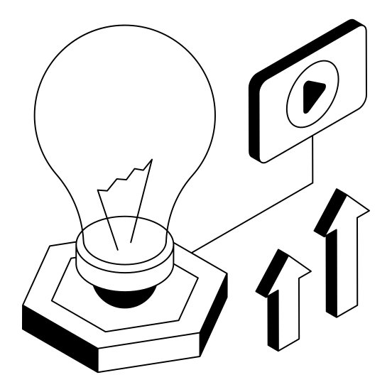 Idea, Innovation, Invention, Creativity, Video illustration
