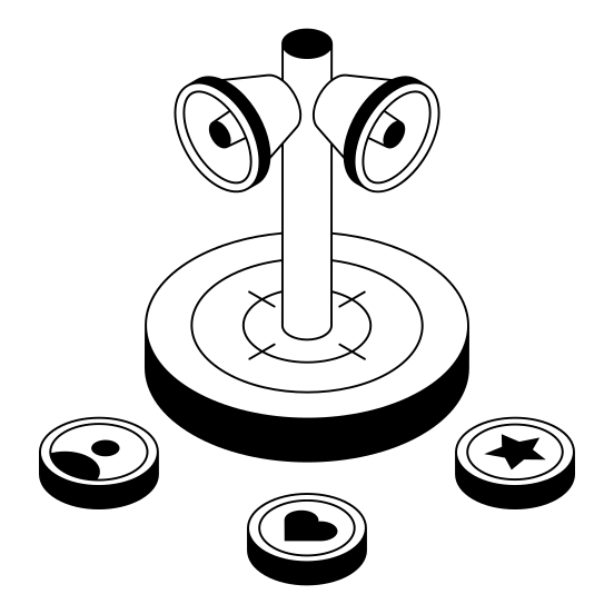 Media, Pole, Video, Speaker, Announcement illustration