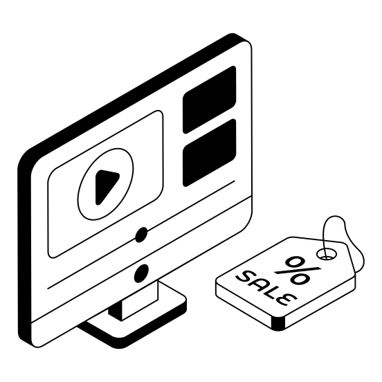 Online, Video, Digital, Pc, Content illustration