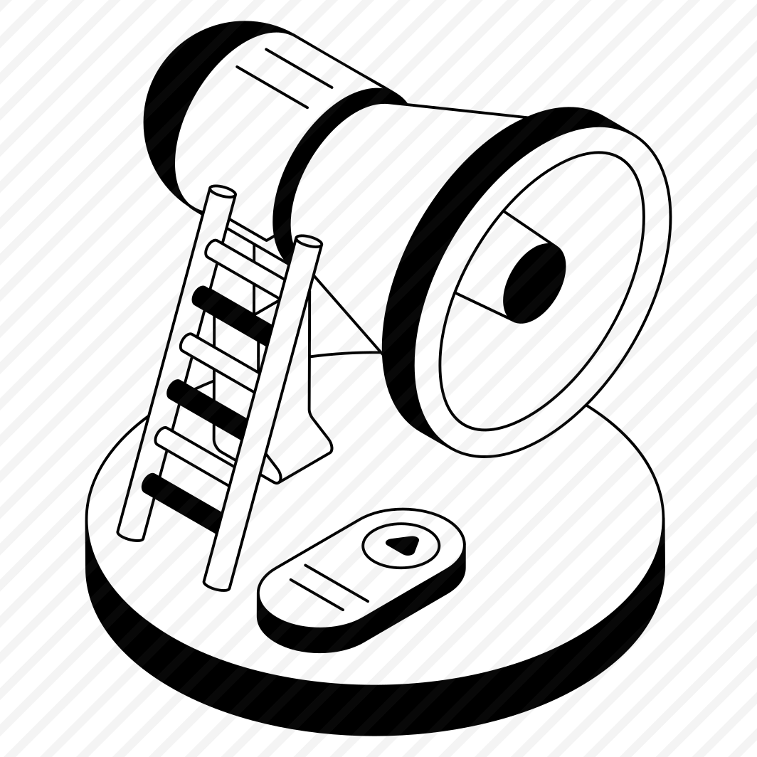Promotion, Publicity, Megaphone, Loudspeaker, Ladder preview