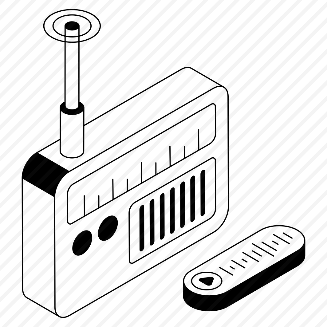 Transmission, Broadcasting, Audio, Radio, Device preview