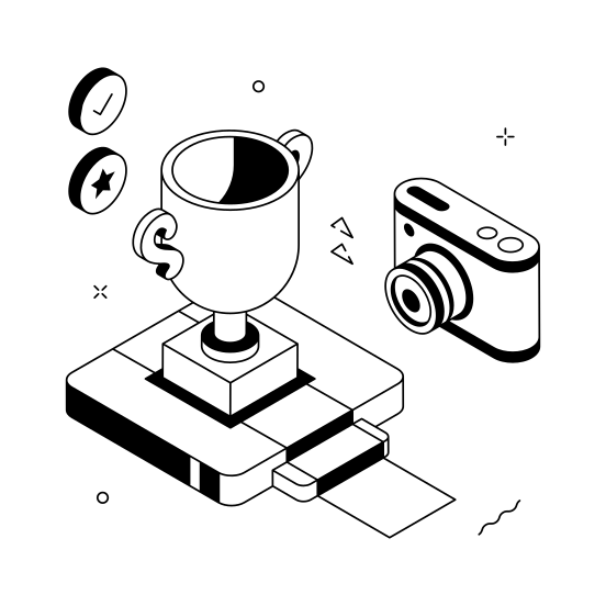 Award, Ceremony, Achievement, Success, Honor illustration