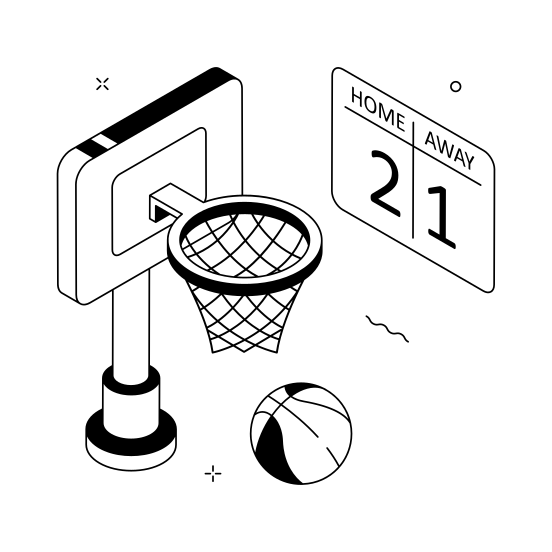 Basketball, Sports, Leisure, Activity, Game illustration