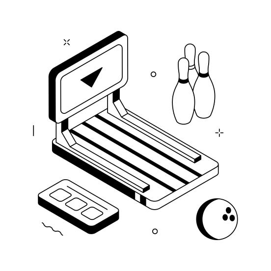 Bowling, Game, Sport, Entertainment, Pins illustration