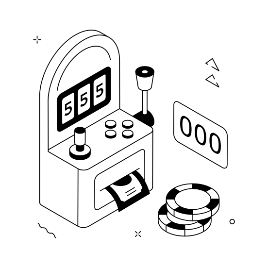 Gambling, Machine, Slot, Jackpot, Entertainment illustration