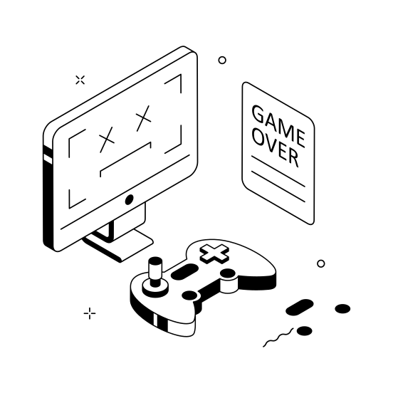 Game, Over, Gaming, Computer, Entertainment illustration