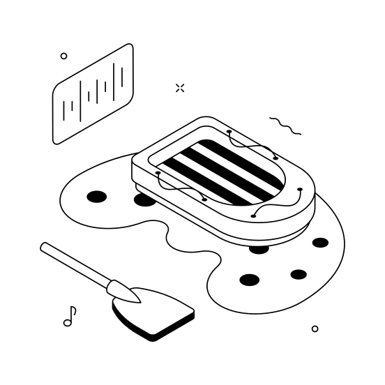 Rafting, Adventure, Outdoor, Sports, Entertainment illustration