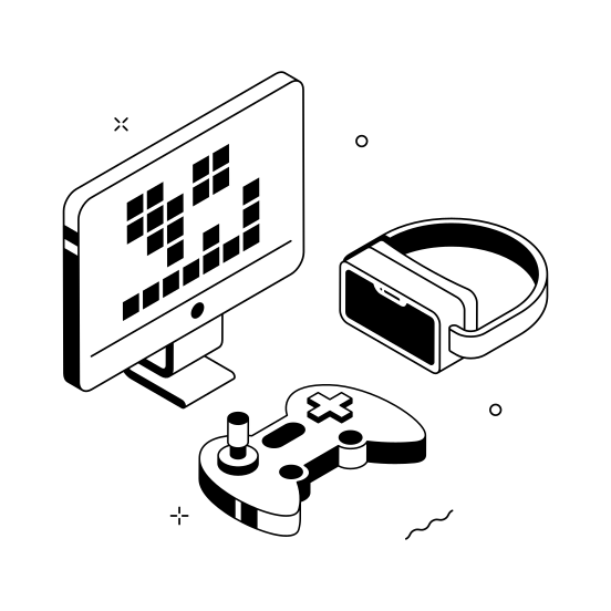 Vr, Game, Virtual Reality, Gaming, Entertainment illustration