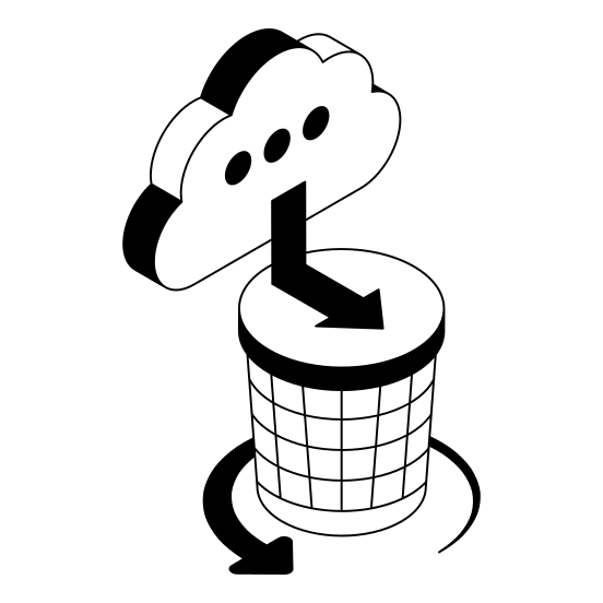 Backup, Import, Download, Cloud, Storage illustration