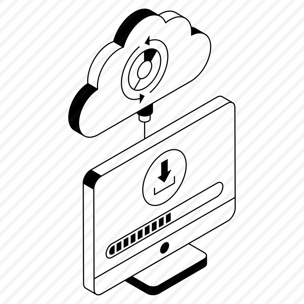 Download, Import, Computer, Cloud, Storage preview