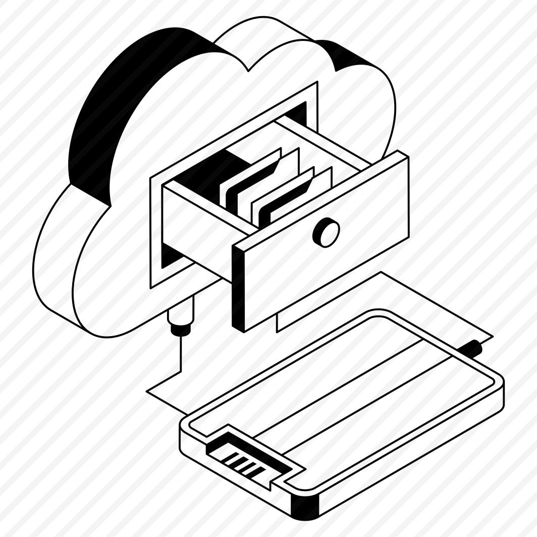 Drawer, Folder, Files, Cloud, Storage preview