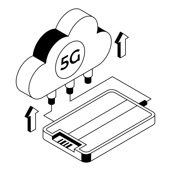G, Upload, Export, Cloud, Storage illustration