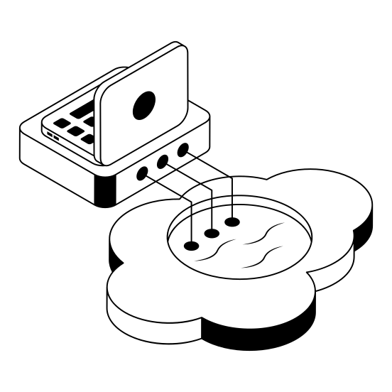 Laptop, Device, Networking, Cloud, Storage illustration