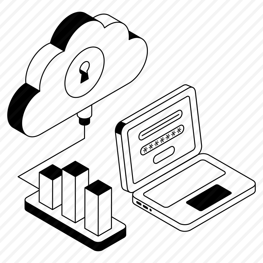 Login, Password, Lock, Laptop, Cloud preview