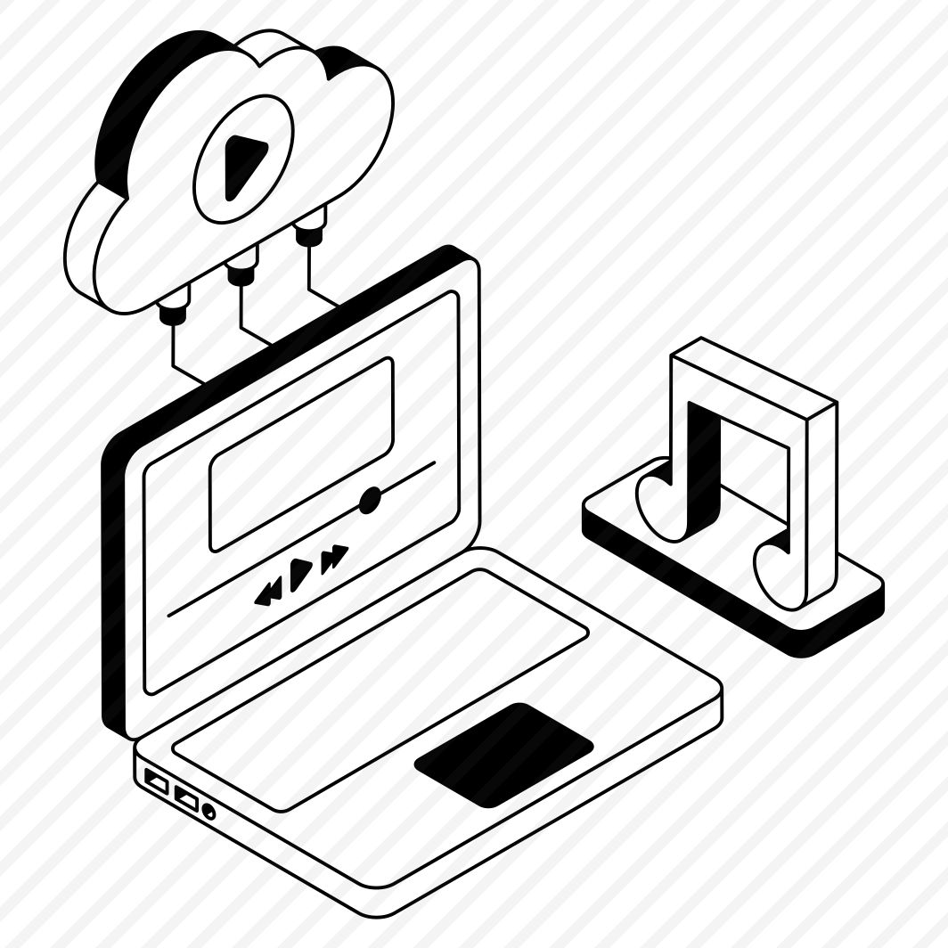 Music, Media, Laptop, Cloud, Storage preview