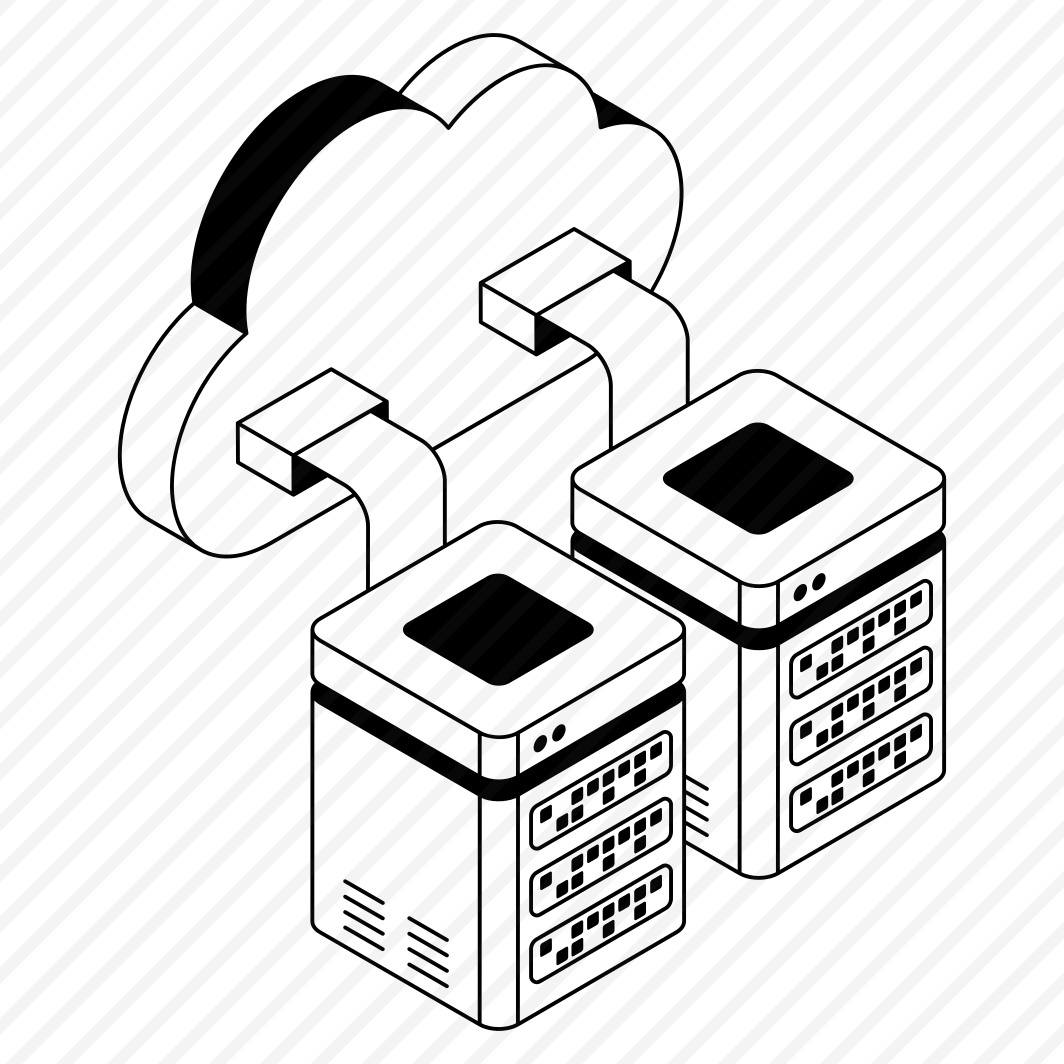 Server, Connection, Cloud, Storage, Hosting preview