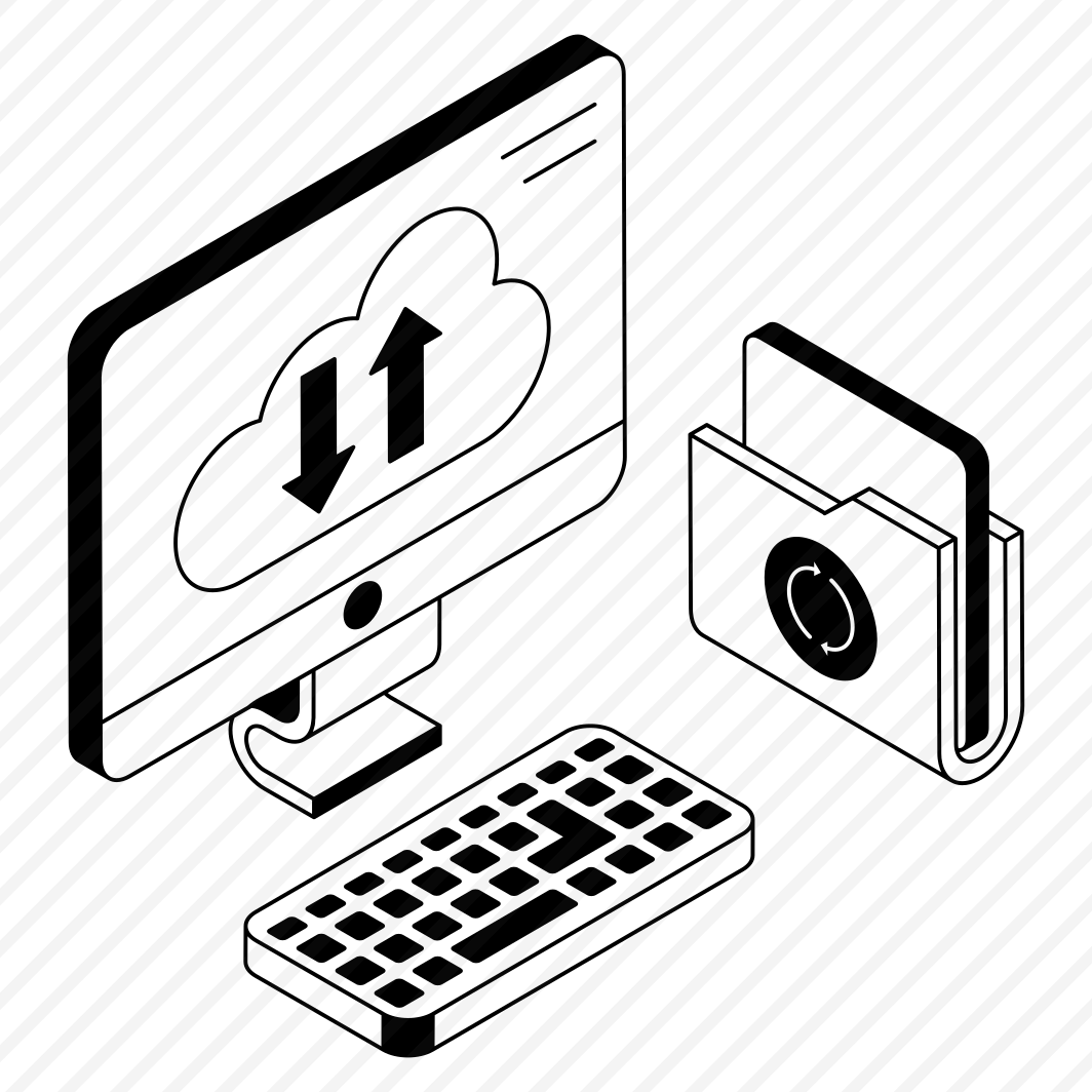 Transfer, Folder, Computer, Cloud, Storage preview