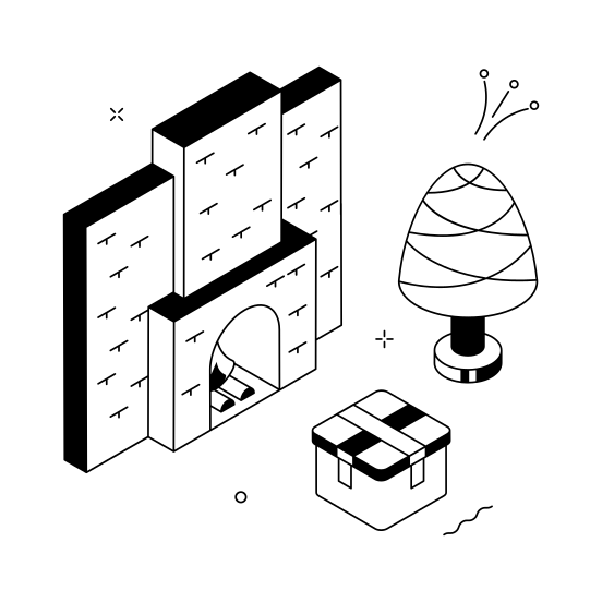 Fireplace illustration