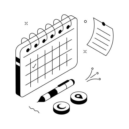 New Year Plan, illustration