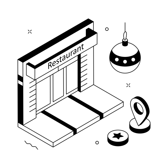Restaurant illustration
