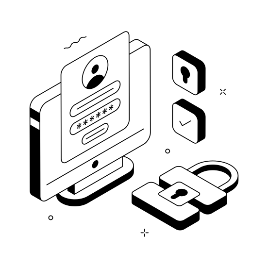 Account, Login, Signup, User, Authentication illustration