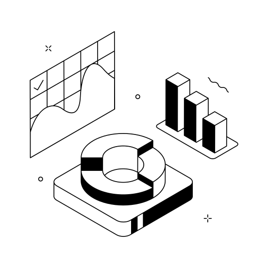 Data, Analysis, Statistics, Infographics, Insights illustration