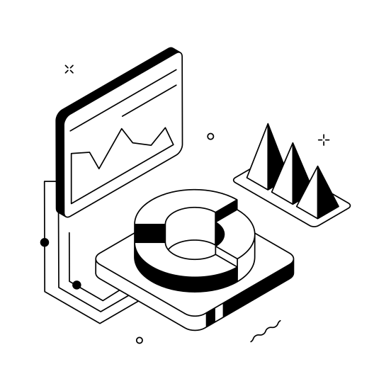 Data, Analysis, Statistics, Stats, Infographics illustration