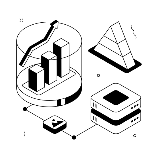 Data, Growth, Business, Corporate, Performance illustration